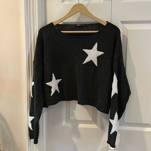 SHEIN 🌟cropped star sweater!